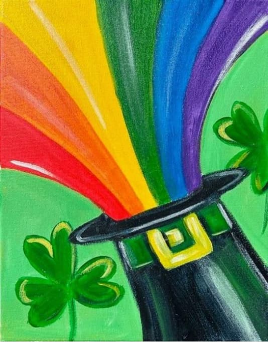 St. Patrick’s Hat painting