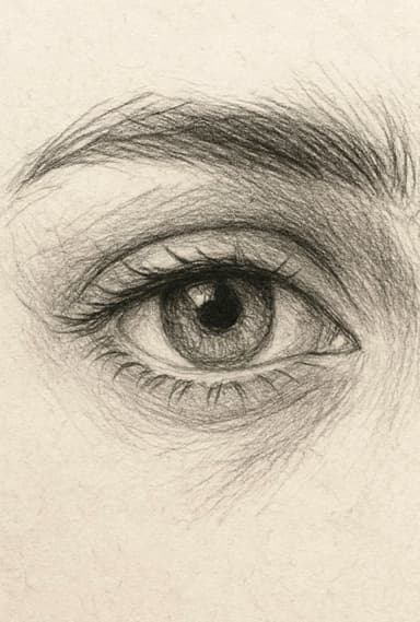 Pencil Eye Shading Blending