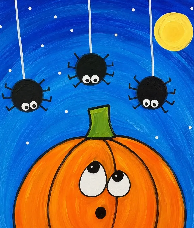 10:13- Eight-Legged Halloween- Pumpkin & Spiders